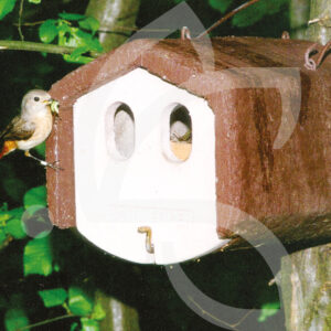 Nichoir à oiseaux semi-cavernicoles 1N