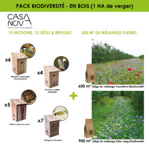 Pack Biodiversité en bois